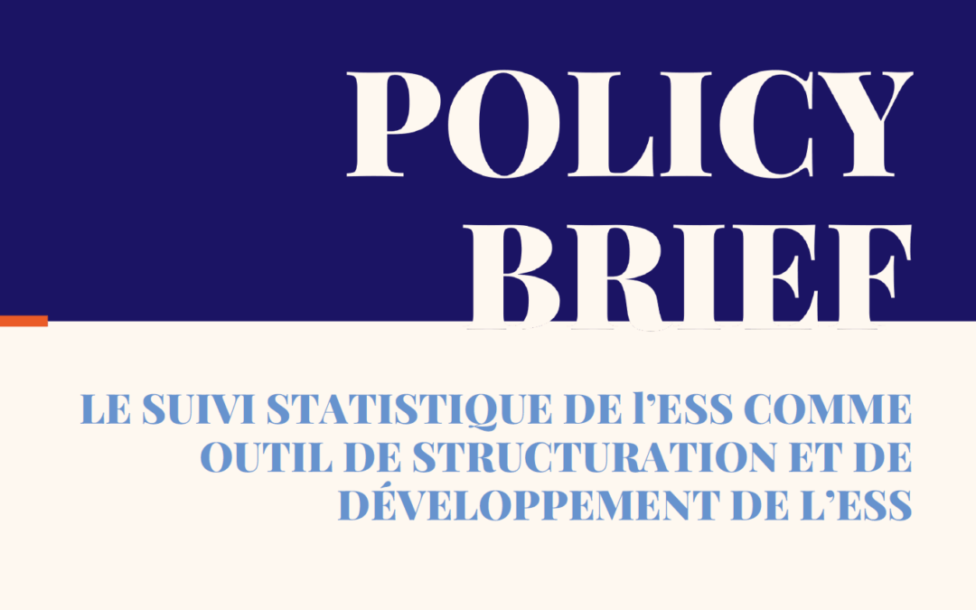 Le suivi statistique de l’ESS comme outil destructuration et de développement de l’ESS.