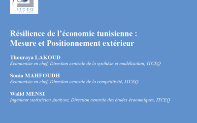 Dans le cadre du deuxième édition du programme de mentorat de la FERDI, l&rsquo;ITCEQ a publié un policy brief sur la résilience de l&rsquo;économie Tunisienne.